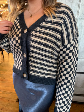 Windsor Cardigan-Dusty Navy