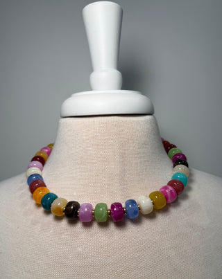 Bold & Beaded Necklace - Multi
