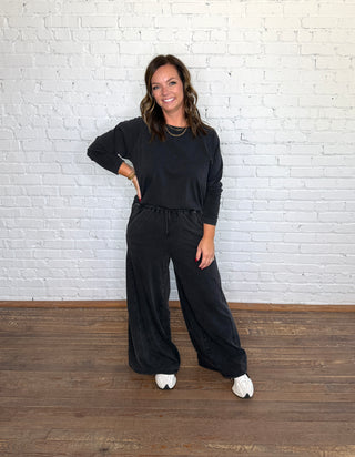 Lazy Sunday Pants - Black