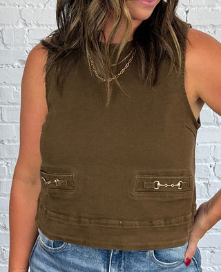 Woodland Top - Brown