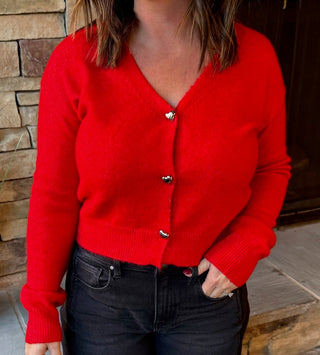 Holly Cardigan - Red