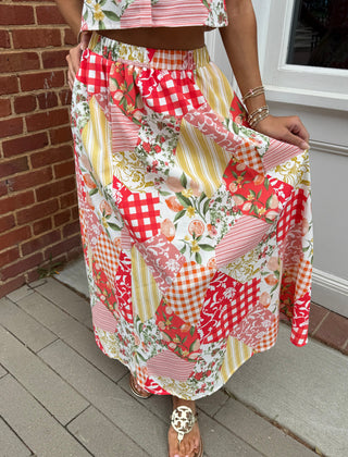 Cabana Club Skirt - Red