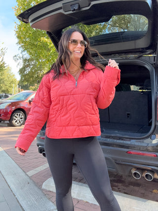 Layne Pullover - Pale Red