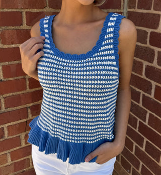 Boardwalk Tank - Blue