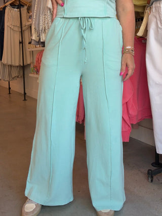 Weekender Pants - Turquoise