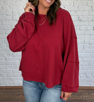 Wildflower Top - Red