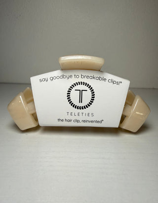 Beige Medium Claw Clip
