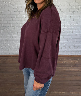 Wildflower Top - Plum