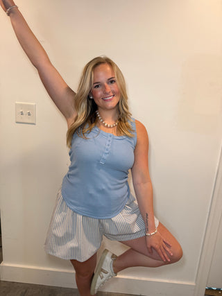 Sienna Tank - Blue