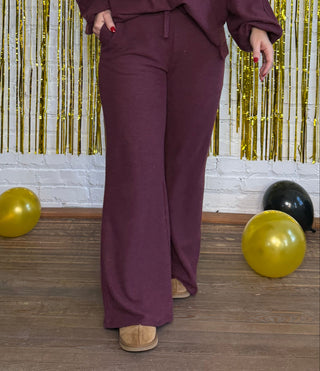 At Dusk Pants - Dark Cherry