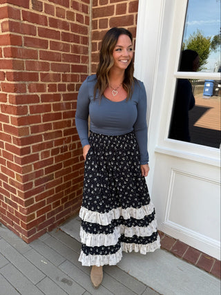 Midnight Bloom Skirt