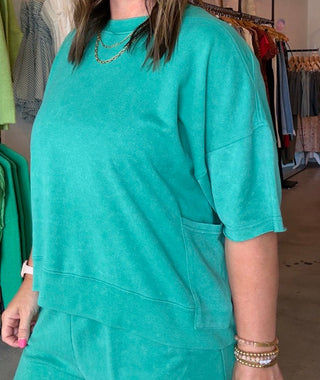 Outbound Top - Turquoise
