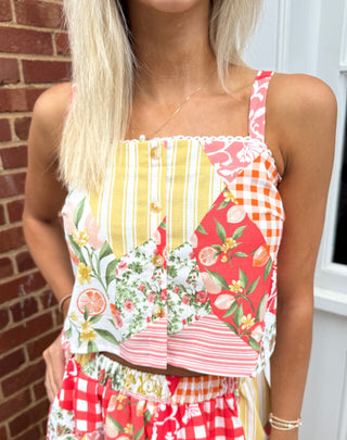 Cabana Club Top - Red
