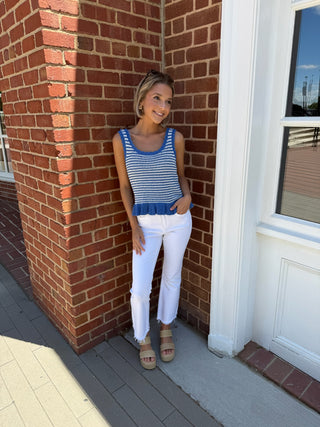 Boardwalk Tank - Blue