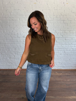 Woodland Top - Brown