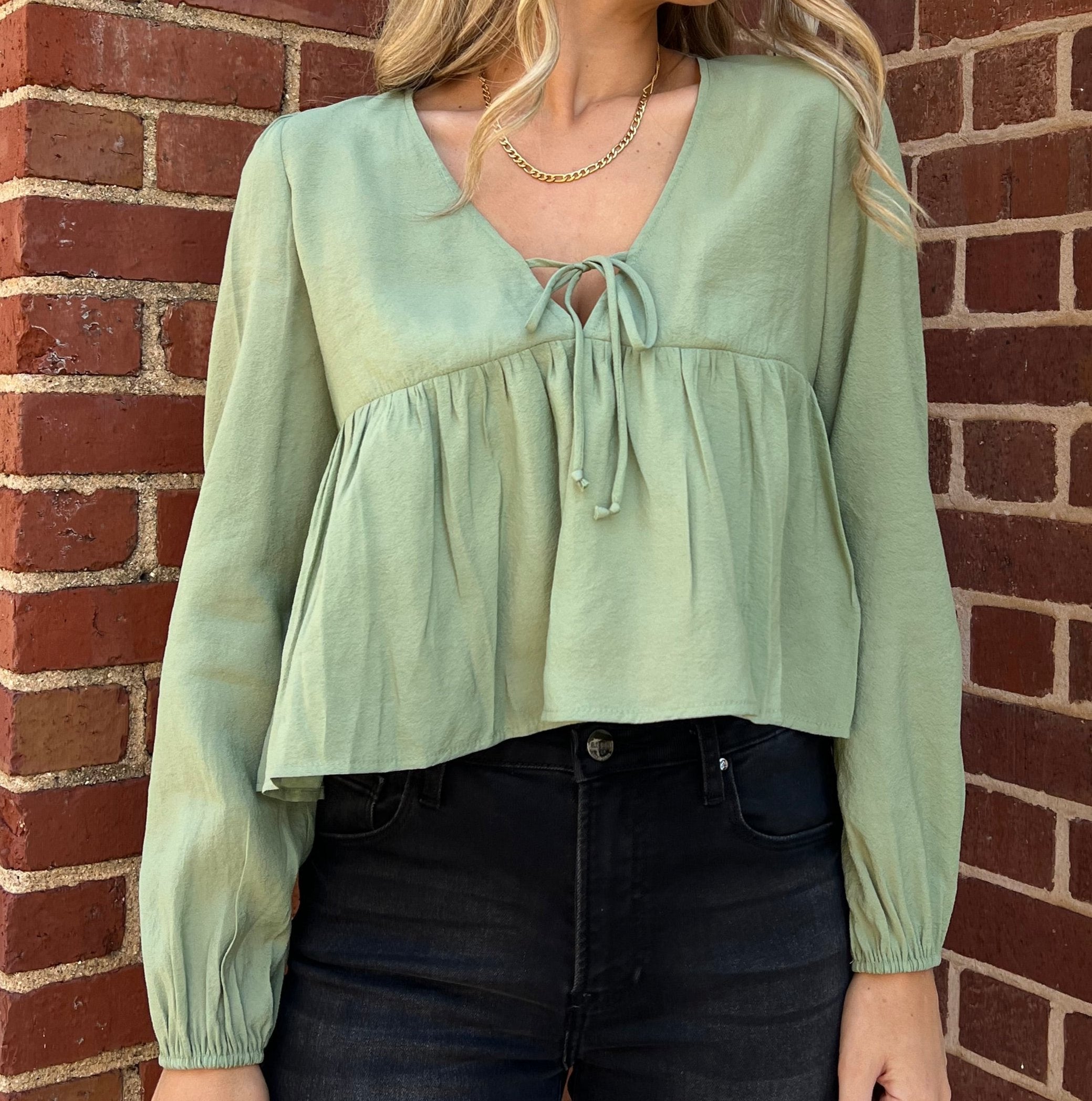 Courtney Blouse-Olive