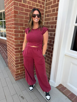 Lush Jogger-Winterberry