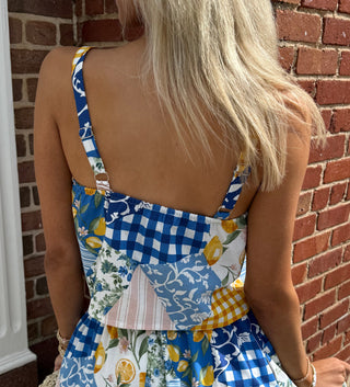 Cabana Club Top - Blue