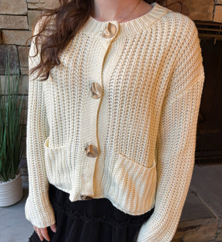 Toasted Marshmallow Cardigan - Cream