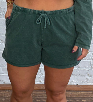 Lazy Sunday Shorts - Green
