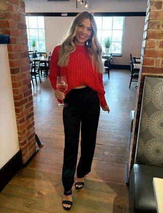 Traditions Sweater-Red