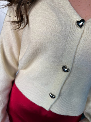 Holly Cardigan-Cream