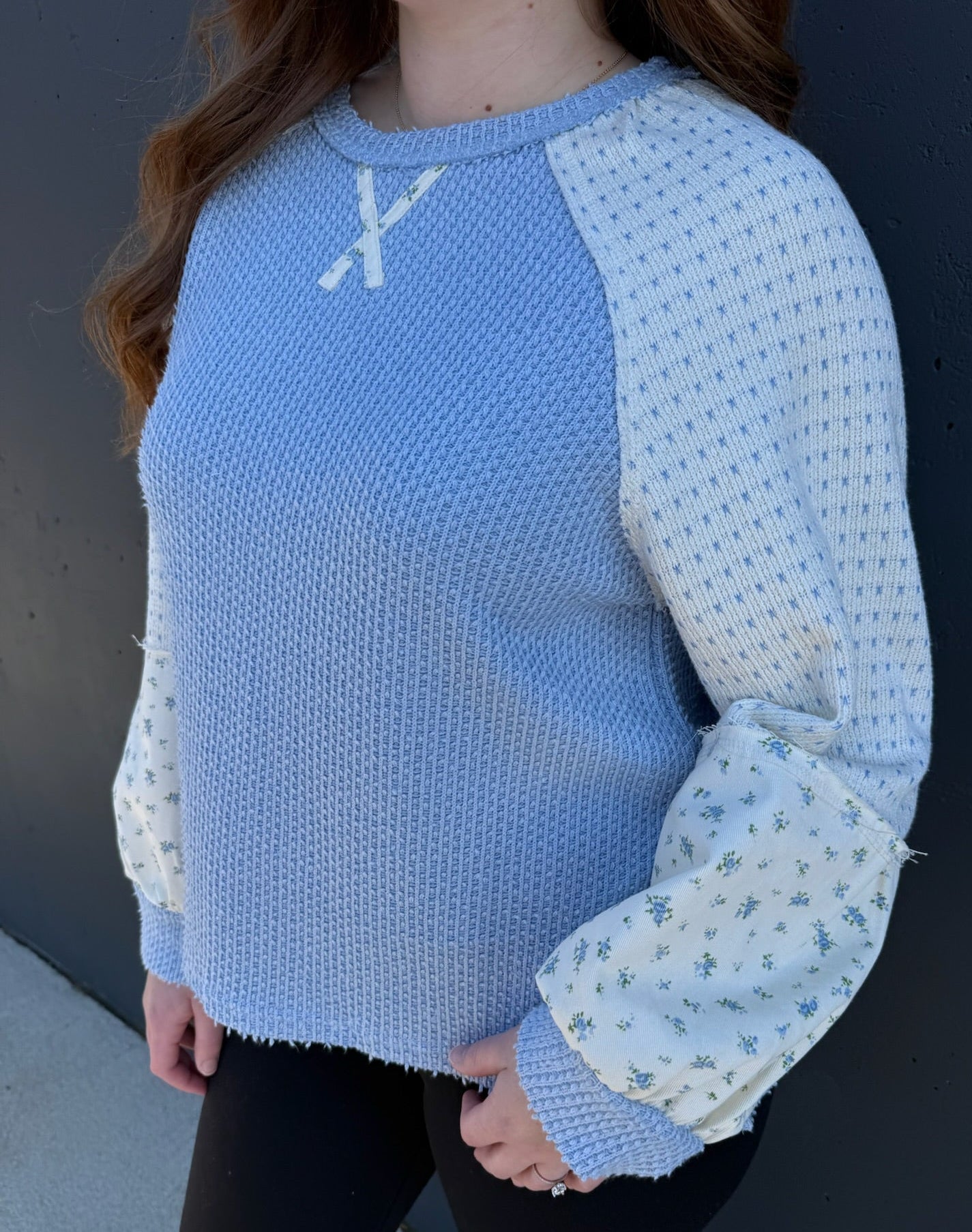 State of Grace Top - Baby Blue