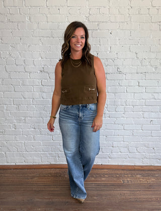 Woodland Top - Brown