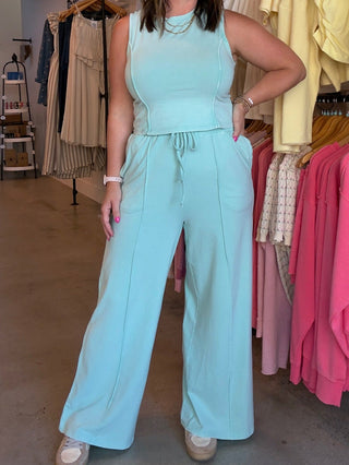 Weekender Pants - Turquoise