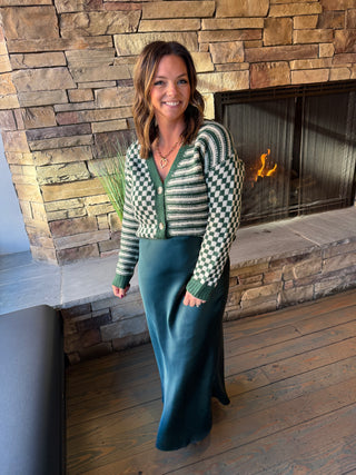 Windsor Cardigan-Green