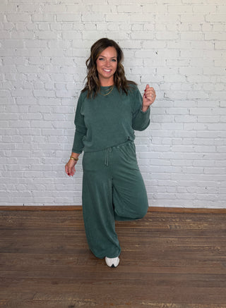 Lazy Sunday Pants - Green