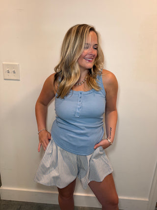 Sienna Tank - Blue
