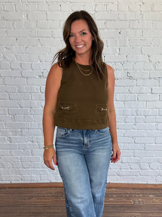 Woodland Top - Brown