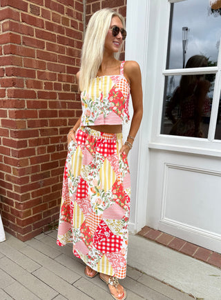 Cabana Club Skirt - Red