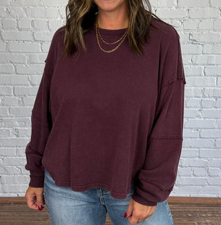 Wildflower Top - Plum