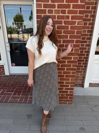 Autumn Breeze Skirt-Hunter Green