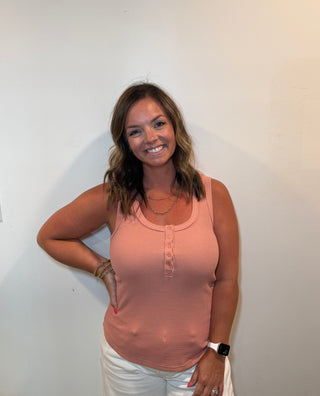 Sienna Tank - Blush