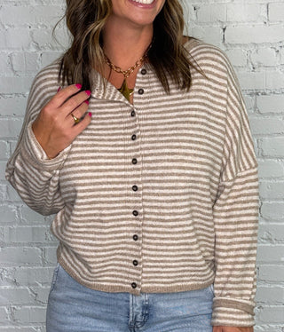 Sunday Cardigan - Taupe