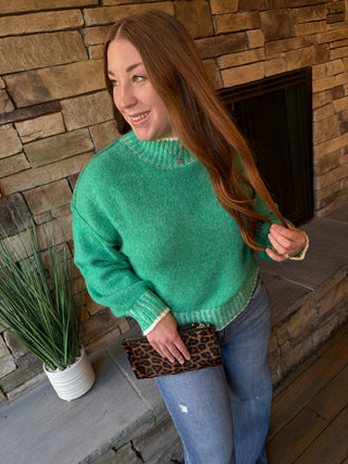 Holiday Emerald Sweater