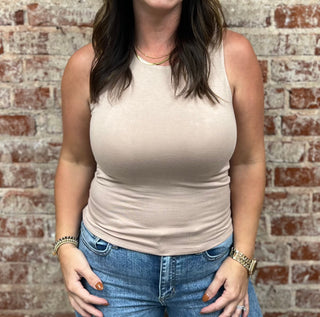 Vista Tank-Taupe