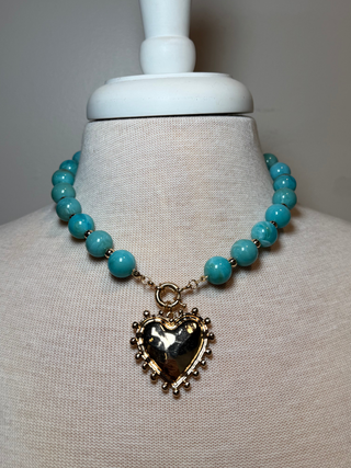 Turquoise Heart Necklace