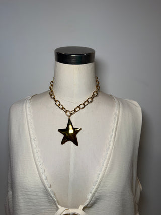 Gold Star Necklace