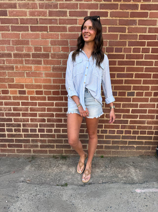 Coastal Crush Top - Blue