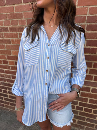 Coastal Crush Top - Blue