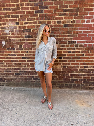 Coastal Crush Top - Black