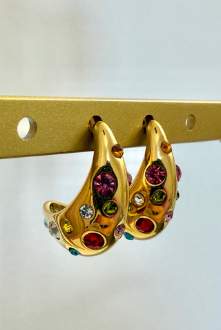 Rainbow Flora Earrings