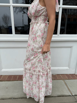 Petals In The Breeze Dress - Pink