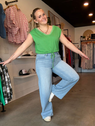 Off-Duty Top - Green