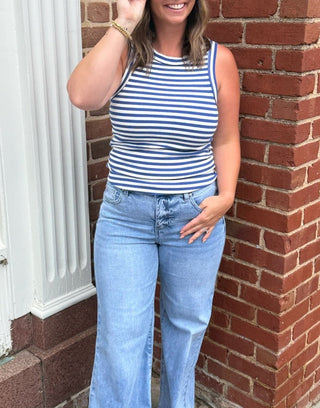 Main Street Tank - Blue