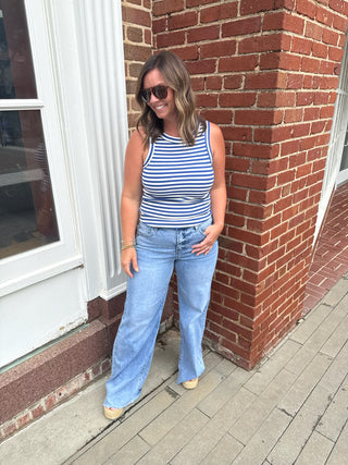Main Street Tank - Blue